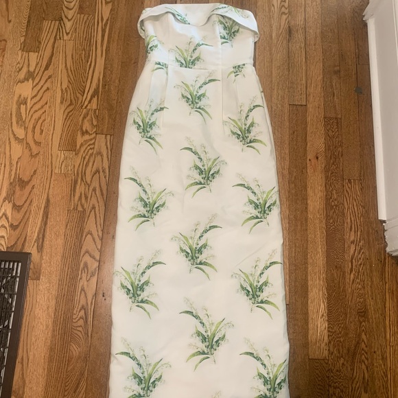 lily of the valley bridesmaid dress Harper Floor-Length V-Neck Bridesmaid Dress main image 1